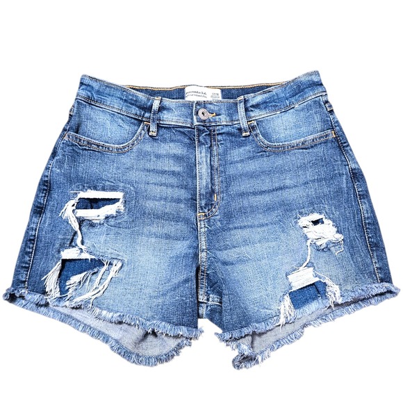 abercrombie kids Other - Abercrombie Kids 17/18 Distressed Denim Shorts Adjustable Waist Size 17/18